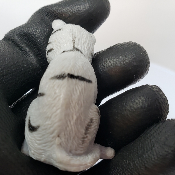 Kitty Kitten Cat Gray with Black Stripes Toy Figure - Picture 15 of 16